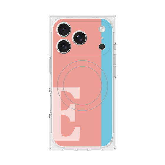 Premium Square Case with MagSafe［ Original - initial color line - E pink ］