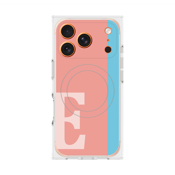 Premium Square Case with MagSafe［ Original - initial color line - E pink ］