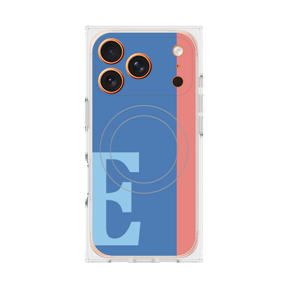 Premium Square Case with MagSafe［ Original - initial color line - E blue ］