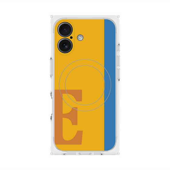 Premium Square Case with MagSafe［ Original - initial color line - E orange ］