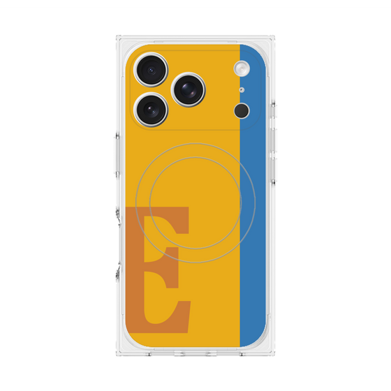 Premium Square Case with MagSafe［ Original - initial color line - E orange ］