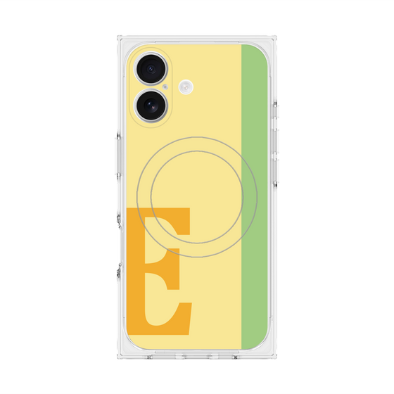 Premium Square Case with MagSafe［ Original - initial color line - E yellow ］