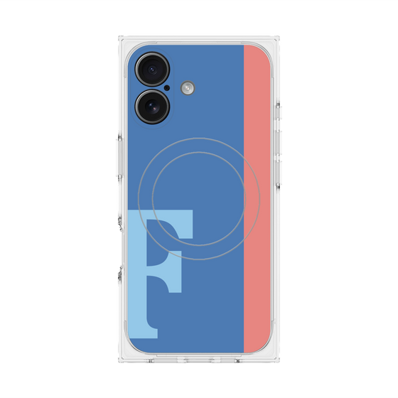 Premium Square Case with MagSafe［ Original - initial color line - F blue ］