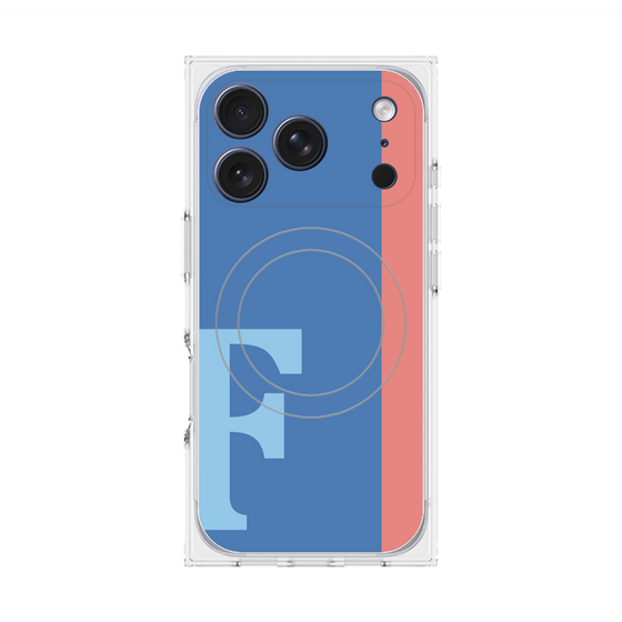 Premium Square Case with MagSafe［ Original - initial color line - F blue ］