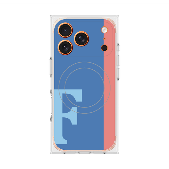 Premium Square Case with MagSafe［ Original - initial color line - F blue ］