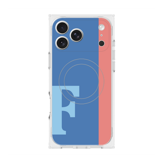Premium Square Case with MagSafe［ Original - initial color line - F blue ］