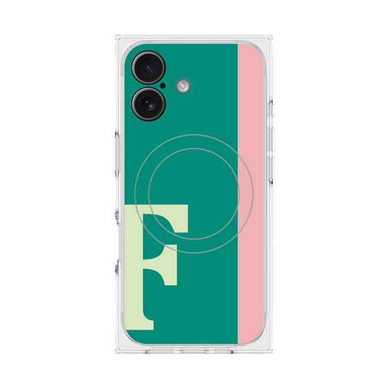 Premium Square Case with MagSafe［ Original - initial color line - F green ］