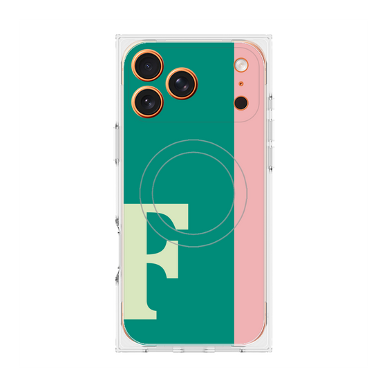 Premium Square Case with MagSafe［ Original - initial color line - F green ］