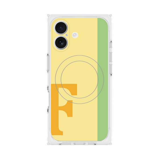 Premium Square Case with MagSafe［ Original - initial color line - F yellow ］