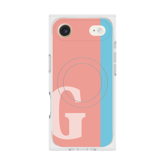 Premium Square Case with MagSafe［ Original - initial color line - G pink ］