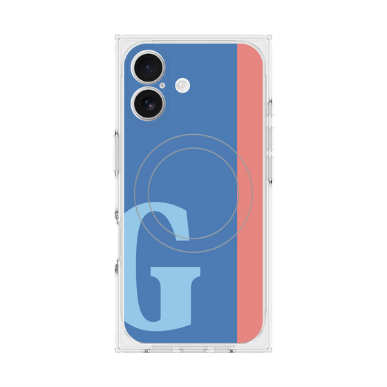 Premium Square Case with MagSafe［ Original - initial color line - G blue ］