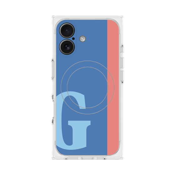 Premium Square Case with MagSafe［ Original - initial color line - G blue ］