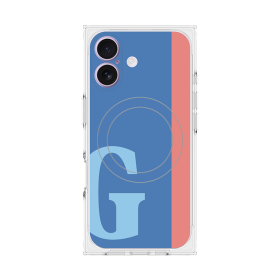 Premium Square Case with MagSafe［ Original - initial color line - G blue ］