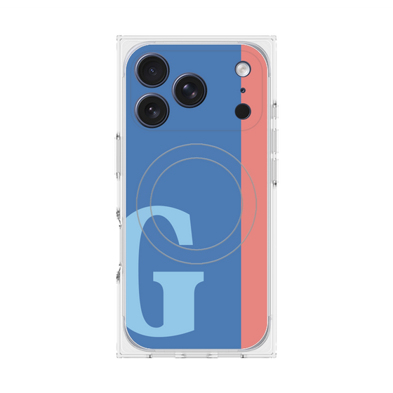 Premium Square Case with MagSafe［ Original - initial color line - G blue ］