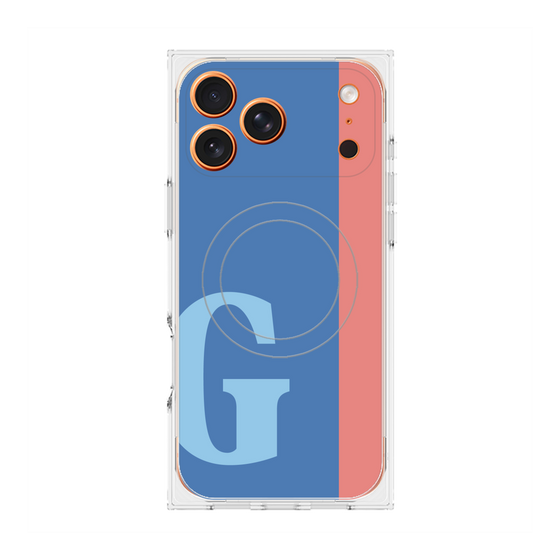 Premium Square Case with MagSafe［ Original - initial color line - G blue ］