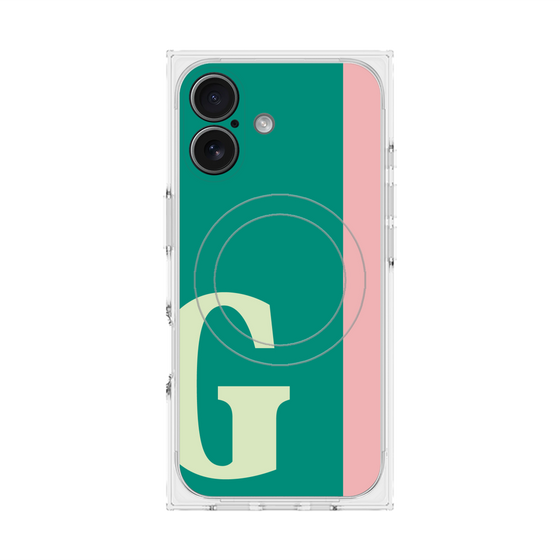 Premium Square Case with MagSafe［ Original - initial color line - G green ］