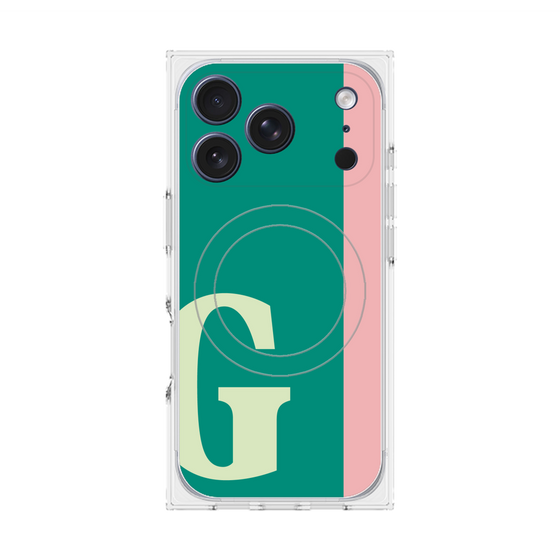 Premium Square Case with MagSafe［ Original - initial color line - G green ］