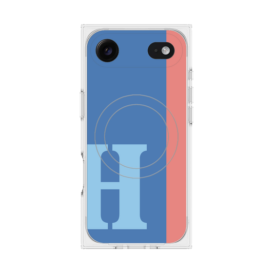 Premium Square Case with MagSafe［ Original - initial color line - H blue ］