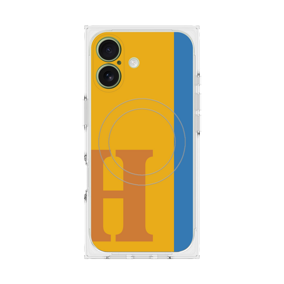 Premium Square Case with MagSafe［ Original - initial color line - H orange ］