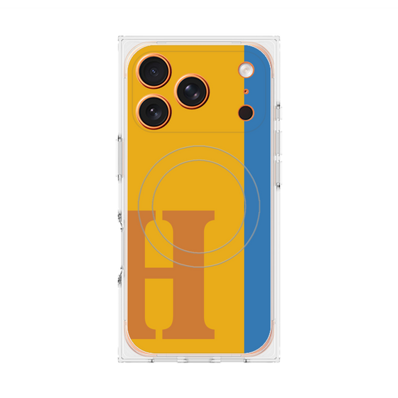 Premium Square Case with MagSafe［ Original - initial color line - H orange ］