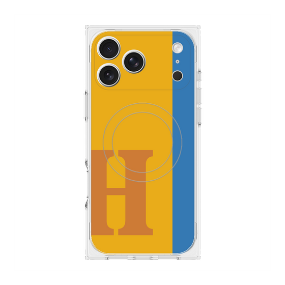 Premium Square Case with MagSafe［ Original - initial color line - H orange ］