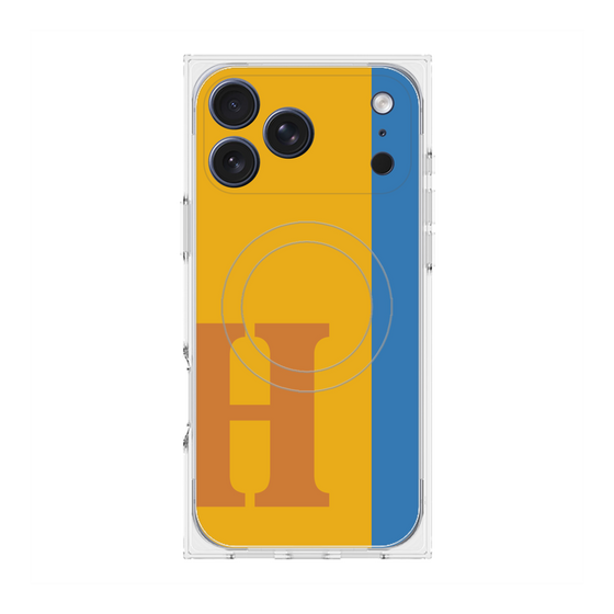 Premium Square Case with MagSafe［ Original - initial color line - H orange ］