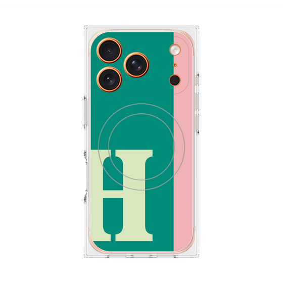 Premium Square Case with MagSafe［ Original - initial color line - H green ］