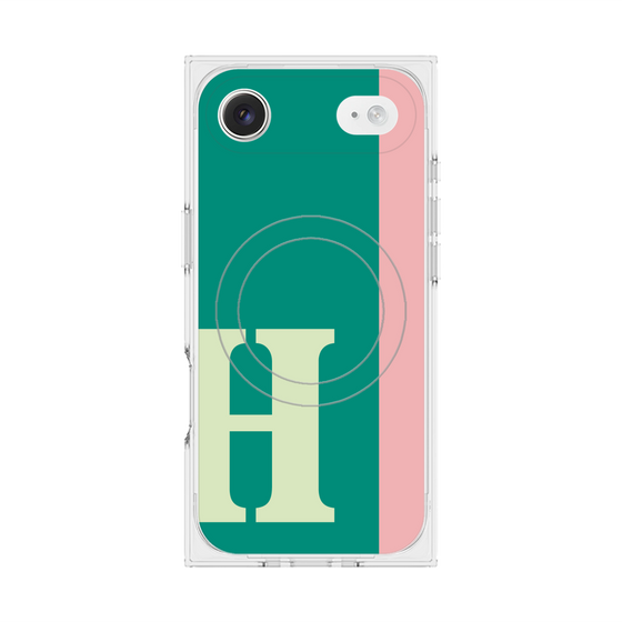 Premium Square Case with MagSafe［ Original - initial color line - H green ］