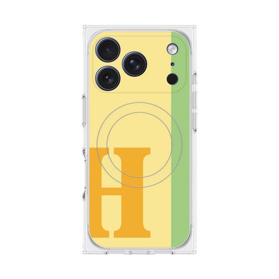 Premium Square Case with MagSafe［ Original - initial color line - H yellow ］
