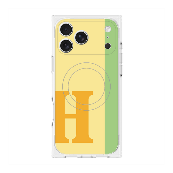 Premium Square Case with MagSafe［ Original - initial color line - H yellow ］