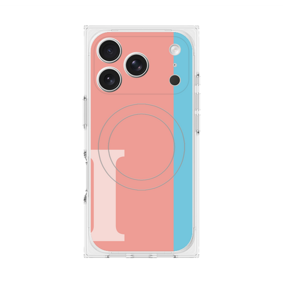 Premium Square Case with MagSafe［ Original - initial color line - I pink ］