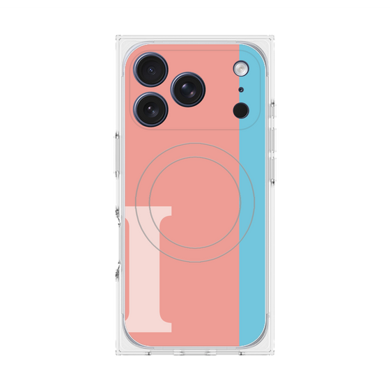 Premium Square Case with MagSafe［ Original - initial color line - I pink ］