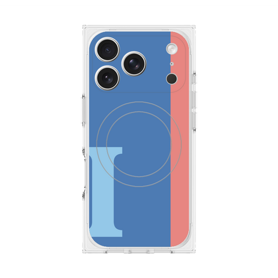 Premium Square Case with MagSafe［ Original - initial color line - I blue ］