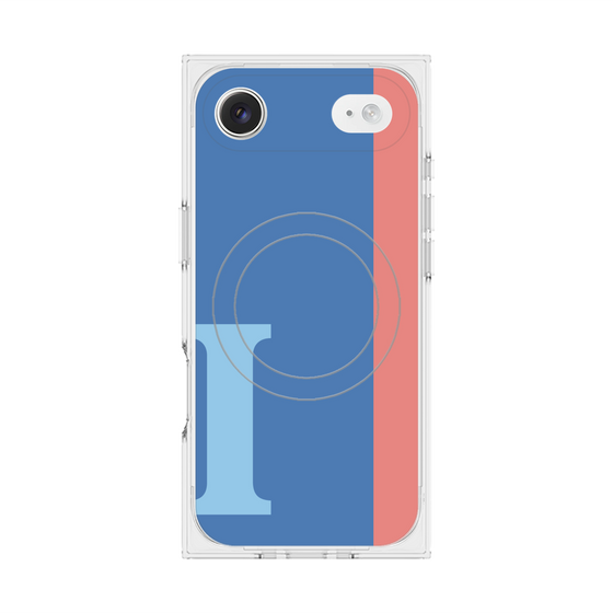 Premium Square Case with MagSafe［ Original - initial color line - I blue ］