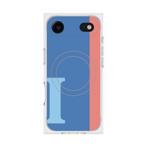 Premium Square Case with MagSafe［ Original - initial color line - I blue ］