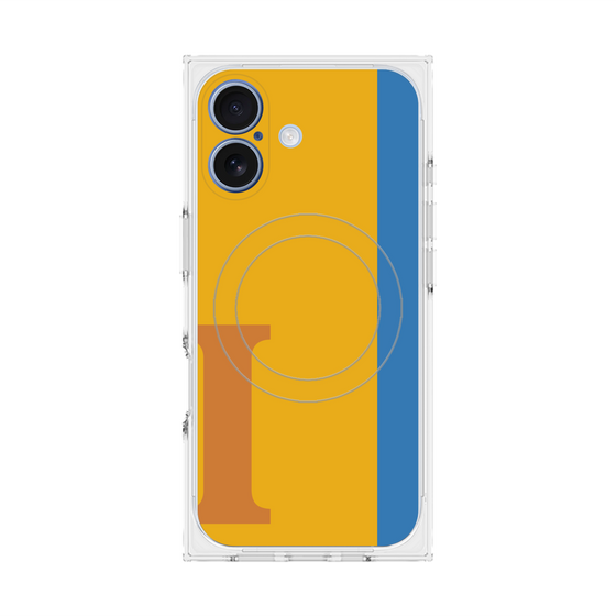 Premium Square Case with MagSafe［ Original - initial color line - I orange ］