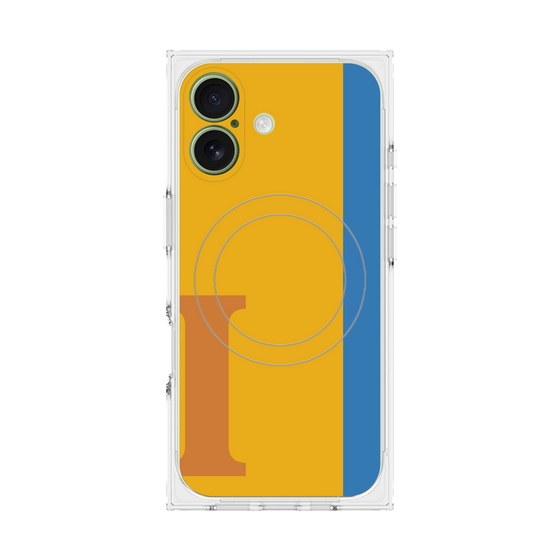 Premium Square Case with MagSafe［ Original - initial color line - I orange ］