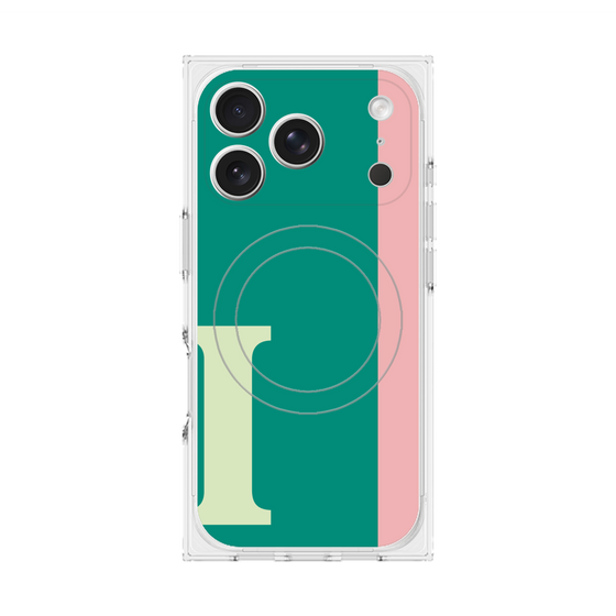 Premium Square Case with MagSafe［ Original - initial color line - I green ］