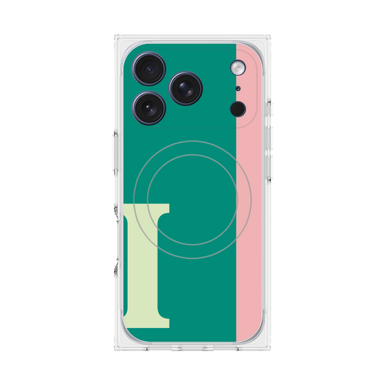 Premium Square Case with MagSafe［ Original - initial color line - I green ］