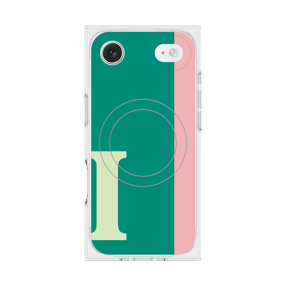 Premium Square Case with MagSafe［ Original - initial color line - I green ］