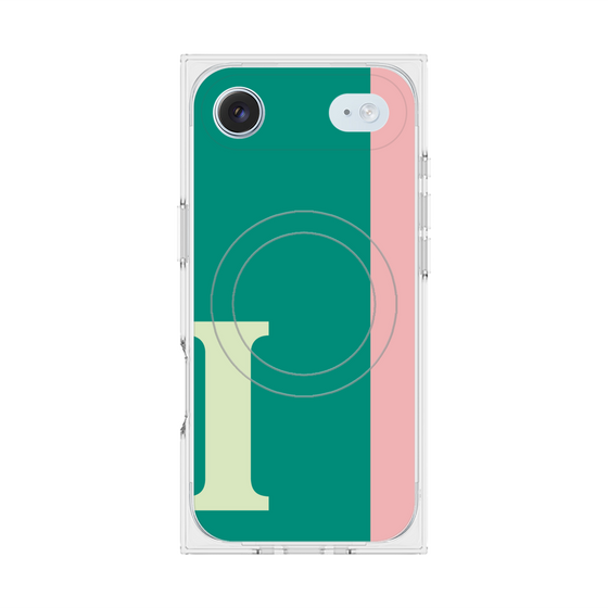 Premium Square Case with MagSafe［ Original - initial color line - I green ］