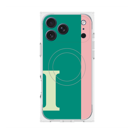 Premium Square Case with MagSafe［ Original - initial color line - I green ］