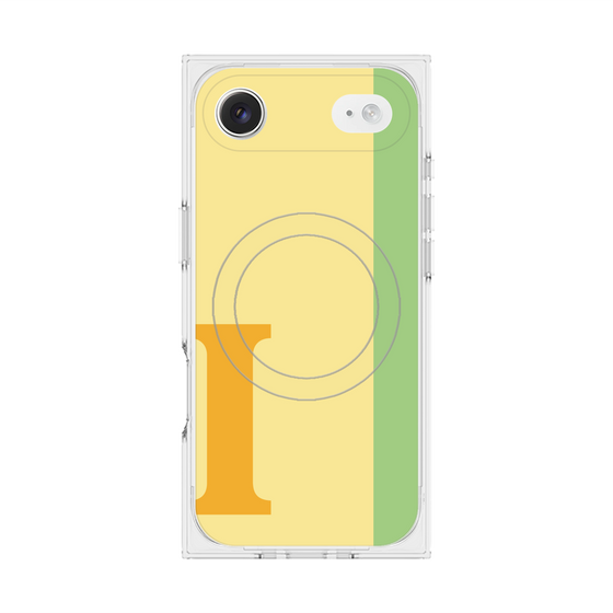 Premium Square Case with MagSafe［ Original - initial color line - I yellow ］