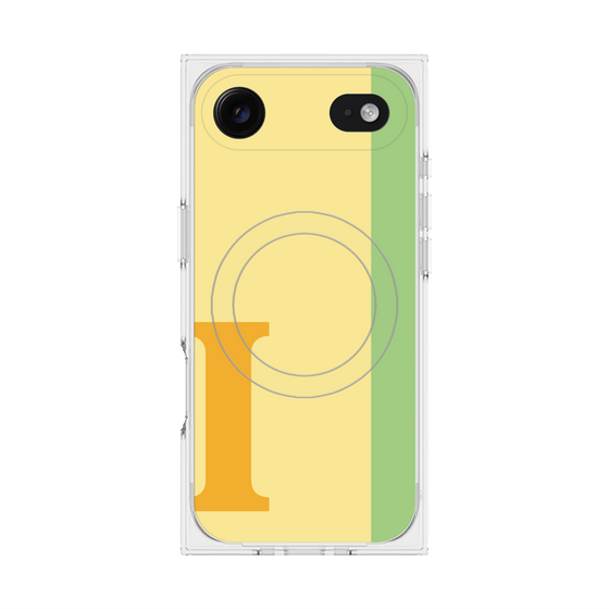 Premium Square Case with MagSafe［ Original - initial color line - I yellow ］