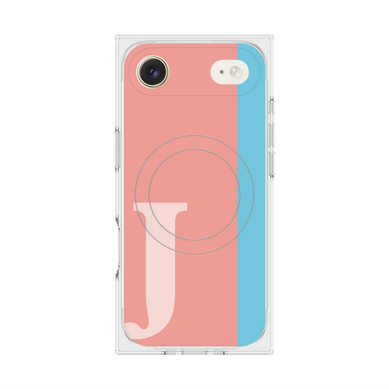 Premium Square Case with MagSafe［ Original - initial color line - J pink ］
