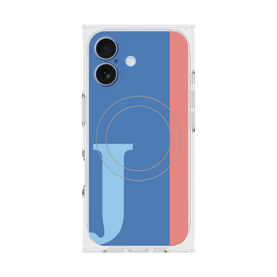 Premium Square Case with MagSafe［ Original - initial color line - J blue ］