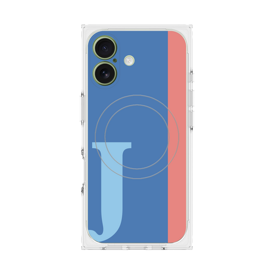 Premium Square Case with MagSafe［ Original - initial color line - J blue ］