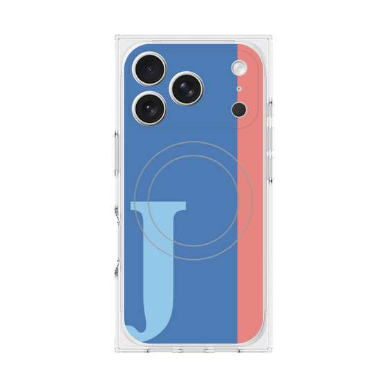 Premium Square Case with MagSafe［ Original - initial color line - J blue ］