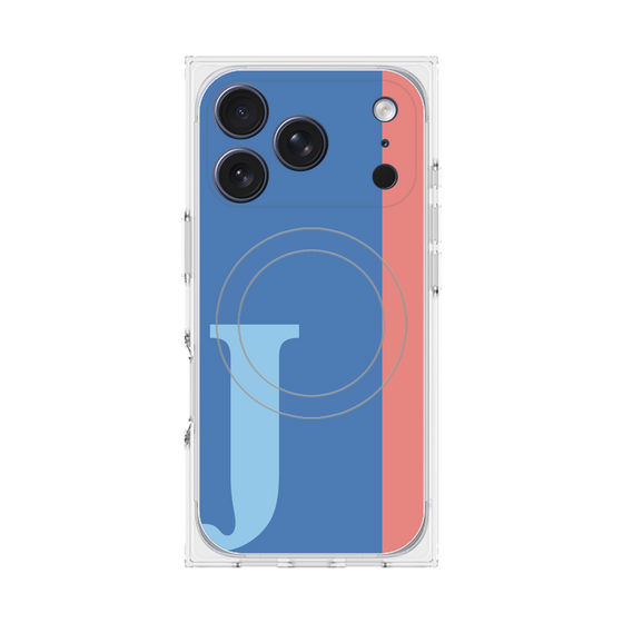 Premium Square Case with MagSafe［ Original - initial color line - J blue ］