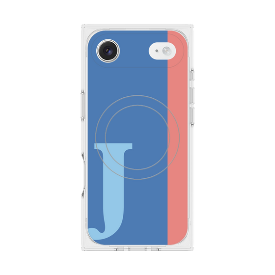 Premium Square Case with MagSafe［ Original - initial color line - J blue ］